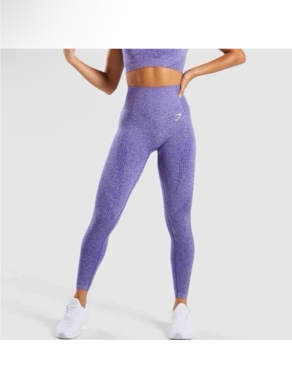 GymShark Vital Seamless Leggings Marl Purple — Size X small